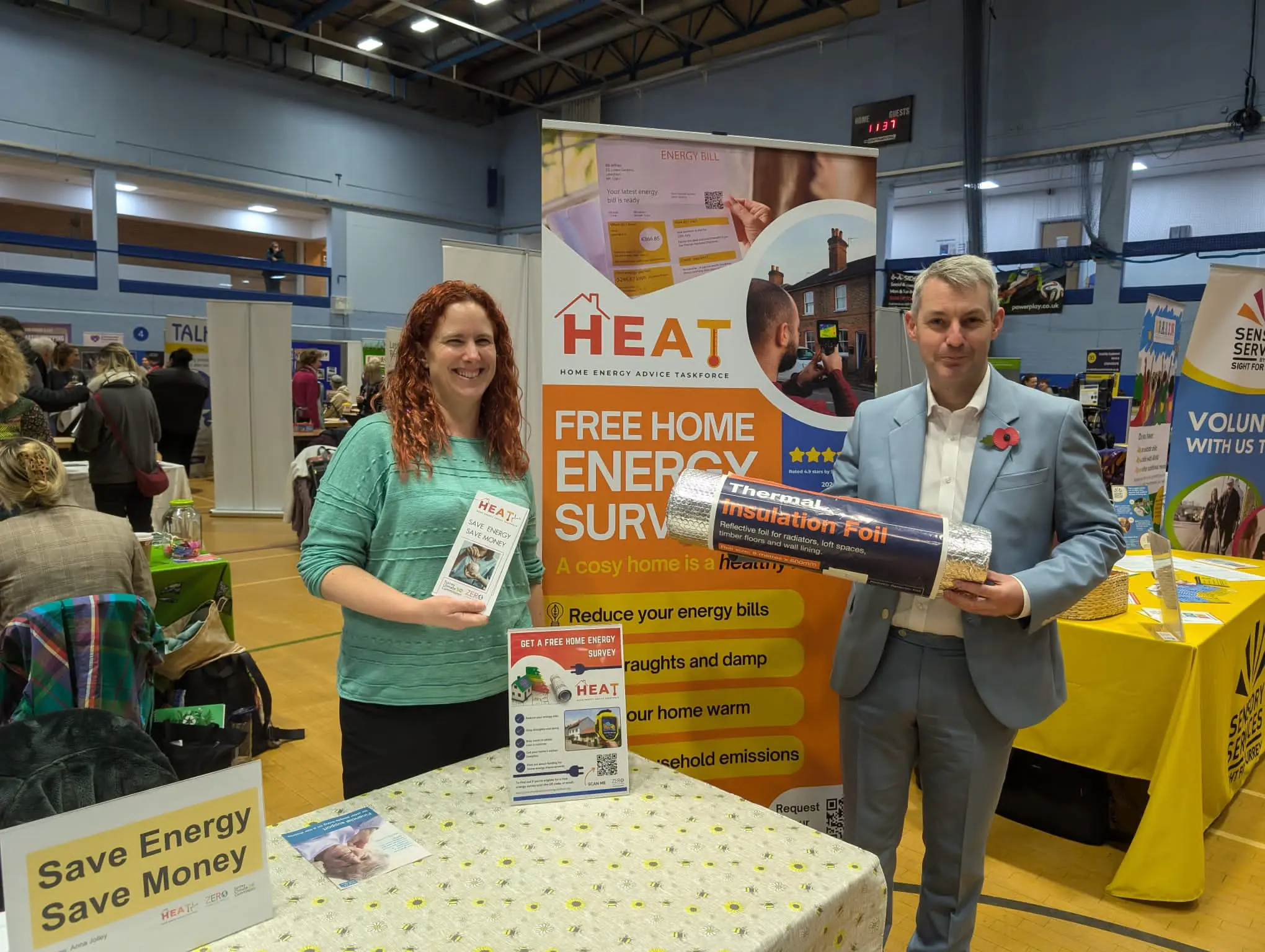 Community organisations come together to keep Surrey residents warm