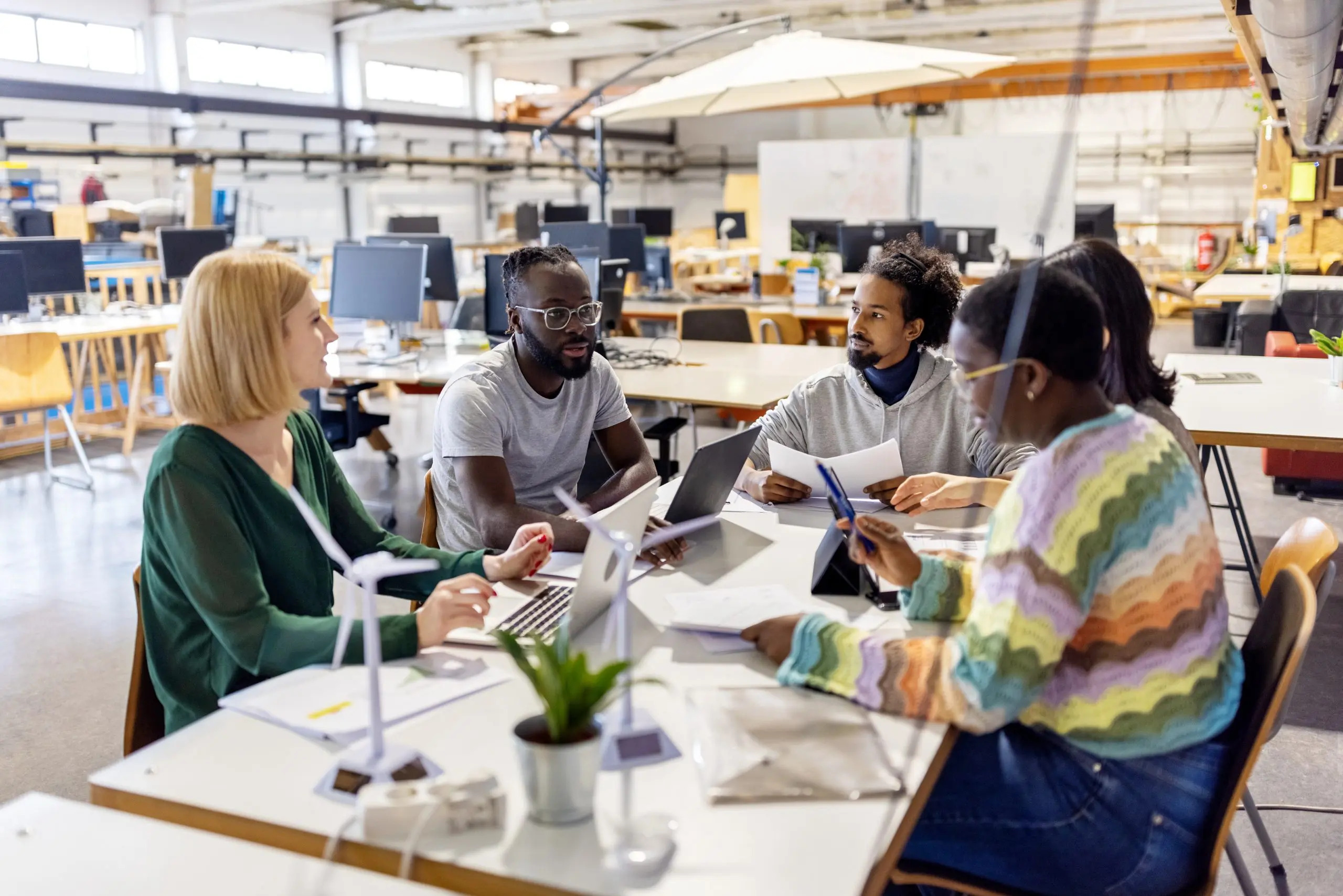 Use renewable energy at work