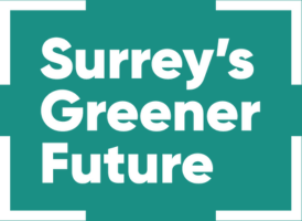 Surrey County Council's greener futures logo