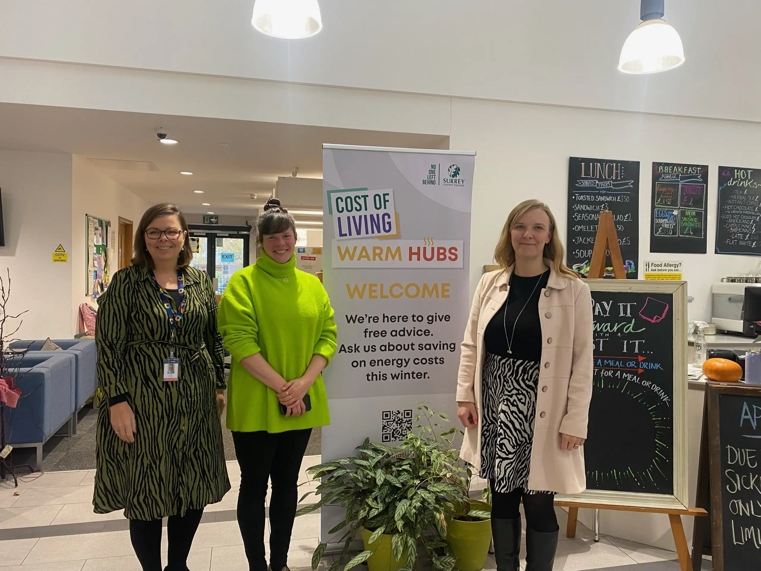 Surrey Warm Welcome Venues Open For Winter  